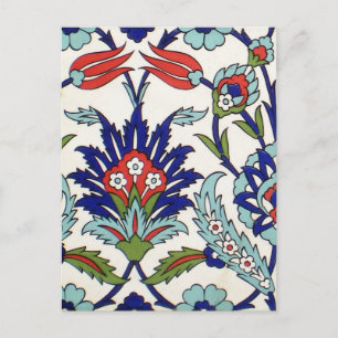 Türkische Fliese Postkarte