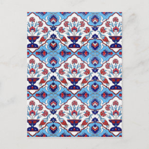 Türkische Fliese Postkarte
