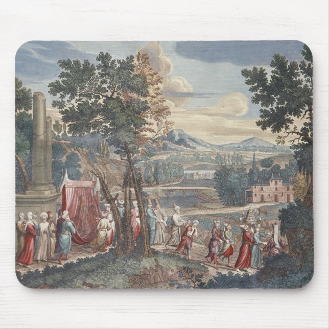 Türkische Heiratprozession, 1712-13 Mousepad (Vorne)