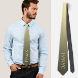 Türkische Hochzeit elegante Krawatte Damat Bräutig<br><div class="desc">Elevate Your Wedding Look mit einer einzigartigen Custom Krawatte für türkische Männer Suchen Sie eine lustige und dennoch raffinierte Art, Ihre Hochzeitskleidung zu vervollständigen oder eine humorvolle Touch zu Ihrer Verlobung oder Hochzeitsfeier Fotos? Karo aus unserer wunderschönen Krawatte, mit dem Wort "Damat" in einem weichen beige-gelben Farbton auf einem Gradientenhintergrund...</div>