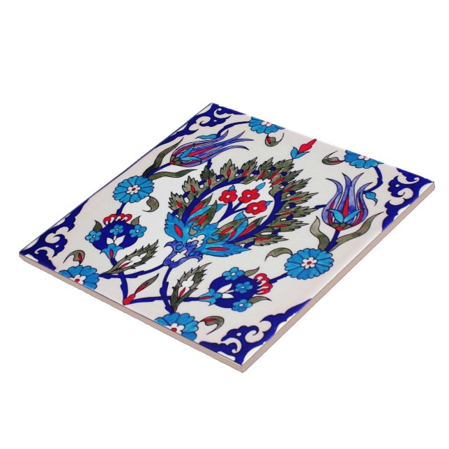 Türkische Iznik Keramik Tile. Fliese (Seite)