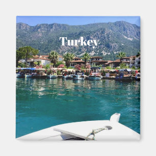 Türkische Küstenstadt Magnet