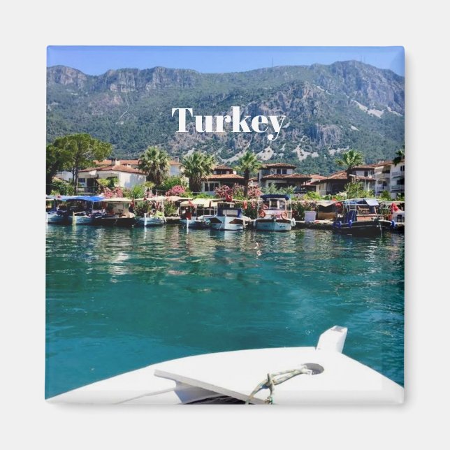 Türkische Küstenstadt Magnet (Vorne)