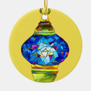Türkische Lampen mit Mosaikkunst Keramik Ornament