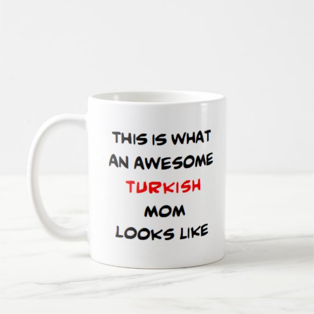 türkische Mama, phantastisch Kaffeetasse (Links)