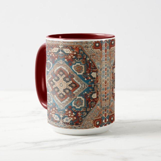 Türkische Moderne schöne alte Mustersammlung Tasse (Vorderseite Links)