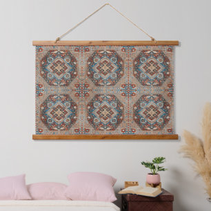 Türkische Moderne schöne alte Mustersammlung Wandteppich Mit Holzrahmen