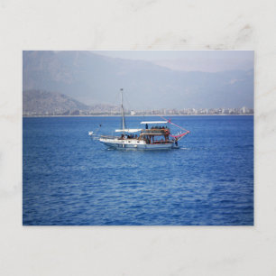 Türkische Passagieryacht Postkarte
