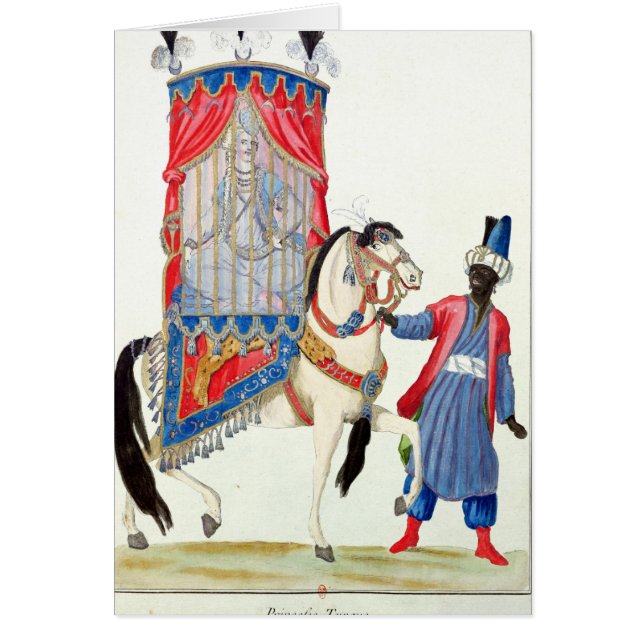 Türkische Prinzessin auf ihrer Weise zur Moschee (Vorne)