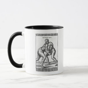 Türkische Ringkämpfer Tasse