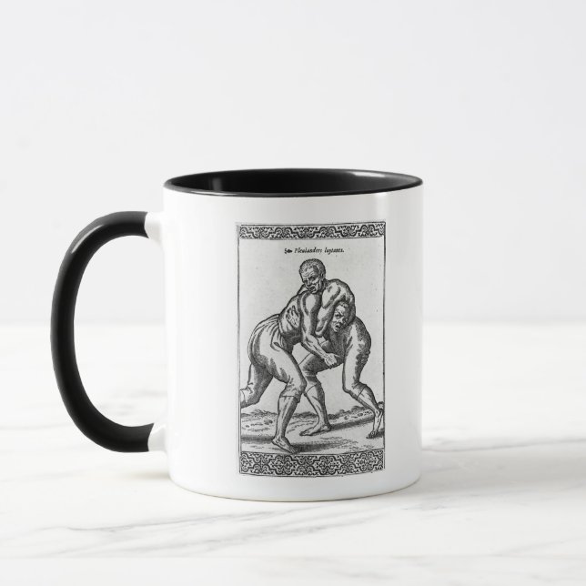 Türkische Ringkämpfer Tasse (Links)