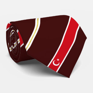 Türkische Streifenflagge Krawatte