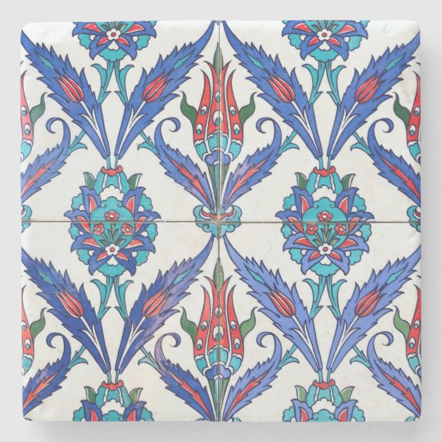 türkische Tulpen SteinUntersetzer (Vorderseite)