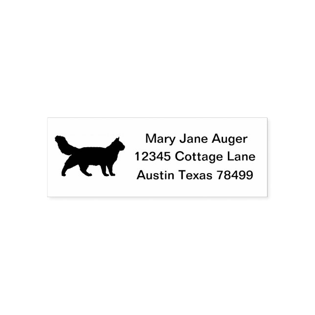 Türkische Van Cat Self Inking Kautschuk Briefmarke Permastempel (Design)
