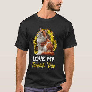 Türkische Van LIEBE MEINE TÜRKISCHE VAN CAT Türkis T-Shirt