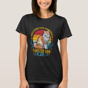 Turkische Van MEDICINE FÜR GLÜCKLICH TÜRKISCH VAN T-Shirt