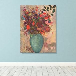 Türkische Vase von Odilon Redon, Vintage Blumen Ku Leinwanddruck