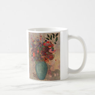 Türkische Vase von Odilon Redon, Vintage-Blumenkun Tasse