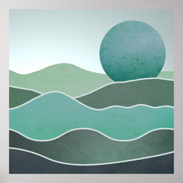 Türkische Weltlandschaft Poster (Vorne)