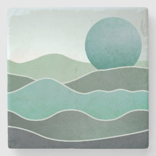 Türkische Weltlandschaft Steinuntersetzer