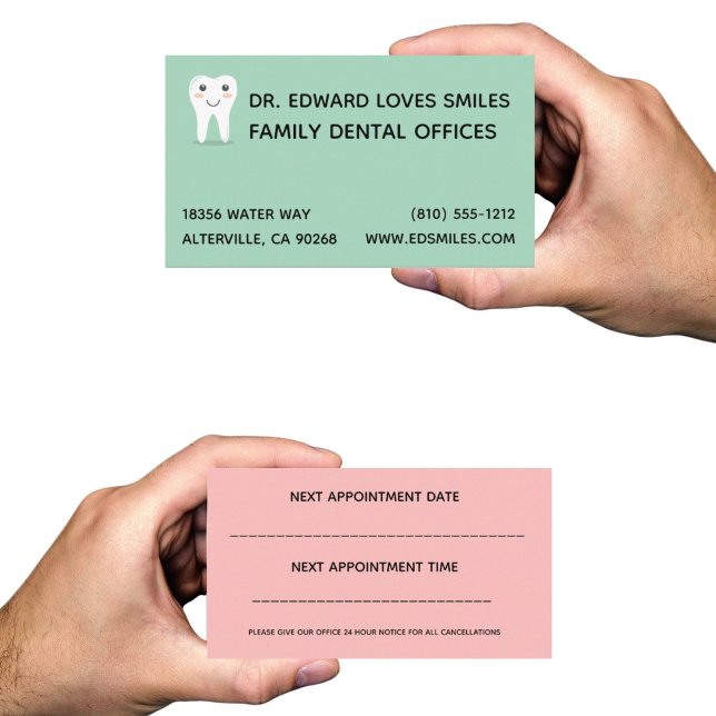 Türkische Zahnarztkarte - Zahnarztkarten Terminkarte (Von Creator hochgeladen)