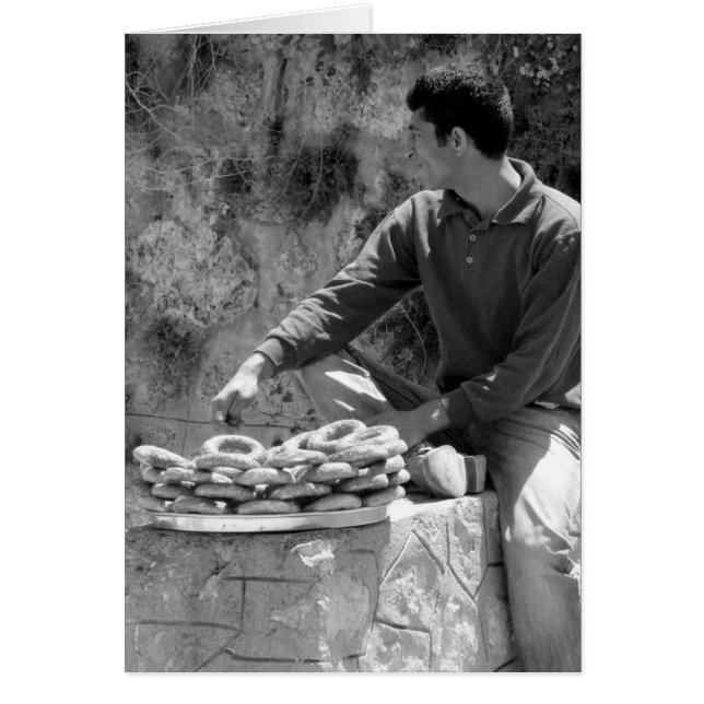 Türkischer Bagel-Verkäufer - Acma (Vorne)