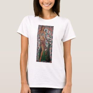 Türkischer Bly Dancer mit traditioneller Art Backg T-Shirt