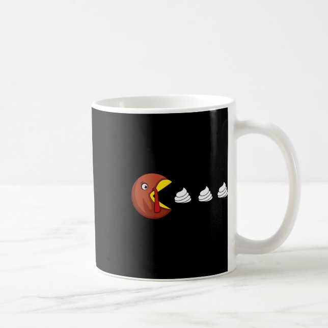 Türkischer Cream-Video-Game-Erntedank Kaffeetasse (Rechts)