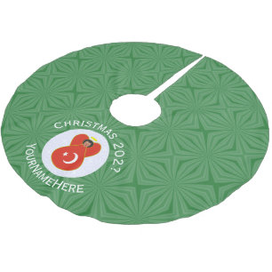 Türkischer Engel Weihnachtsflagge Personalisiert Polyester Weihnachtsbaumdecke