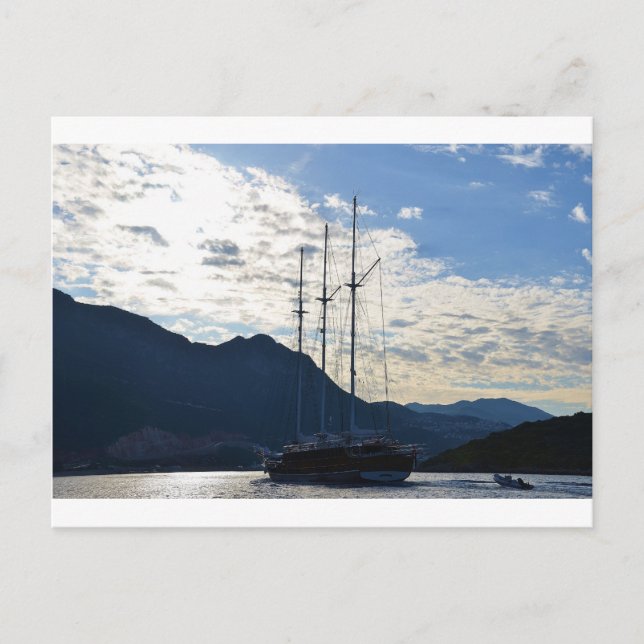 Türkischer Golf in Kas Postkarte (Vorderseite)