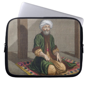 Türkischer Mann, betend, 18. Jahrhundert (Stich) Laptopschutzhülle