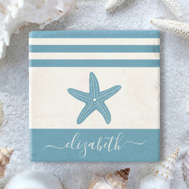 Türkischer Name des Strandhauses Vintag Steinuntersetzer