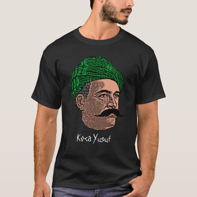Türkischer Ringkämpfer Koca Yusuf T-Shirt (Vorderseite)
