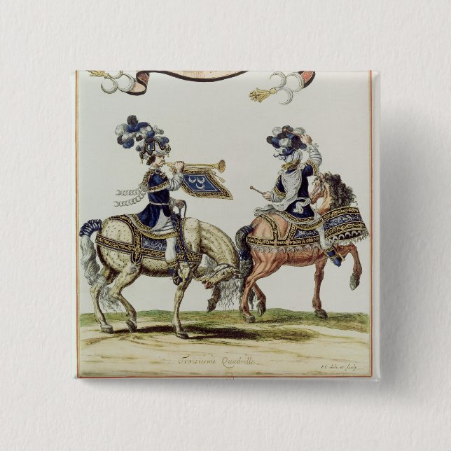 Türkischer Schlagzeuger und Trompeter Button (Vorderseite)