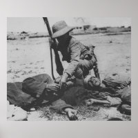 Türkischer Soldat verhungern