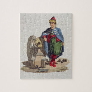 Türkischer Soldat, 'von den Kostümen vom Puzzle