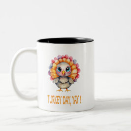 Türkischer Tag Funny Erntedank Zweifarbige Tasse