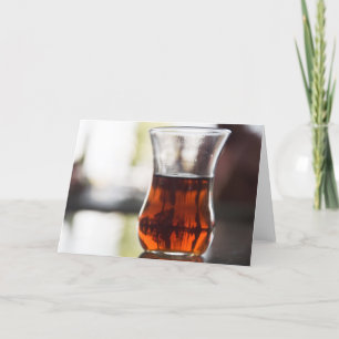 Türkischer Tee für einen Karte