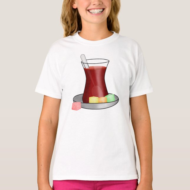 Türkischer Tee und türkisches Vergnügen (Vorderseite)