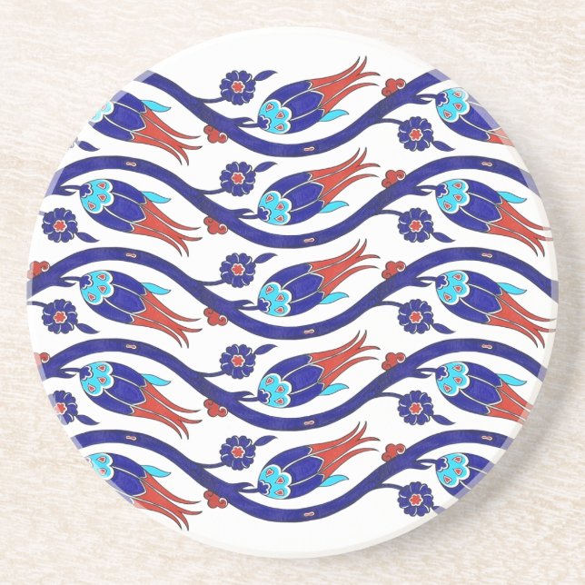 türkischer TulpenUntersetzer Getränkeuntersetzer (Vorne)