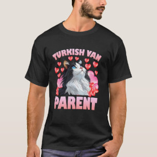 TÜRKISCHER VAN-ELTERNTEIL Katzenbesitzer Türkisch T-Shirt