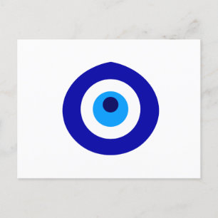 Türkisches Amulett nannte Nazar Einladungspostkarte