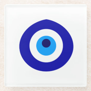 Türkisches Amulett nannte Nazar Glasuntersetzer