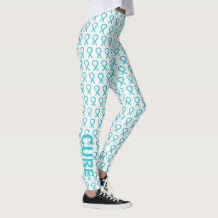 Türkisches Bewusstsein Ribbon Hope & Cure Leggings