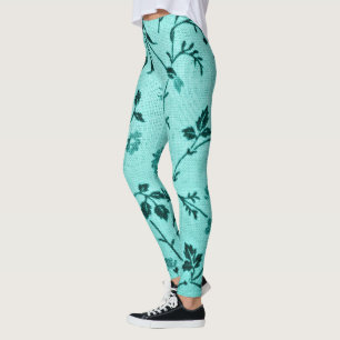 Türkisches Blumenmuster Leggings