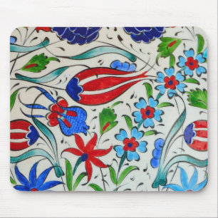 Türkisches Blumenmuster Mousepad