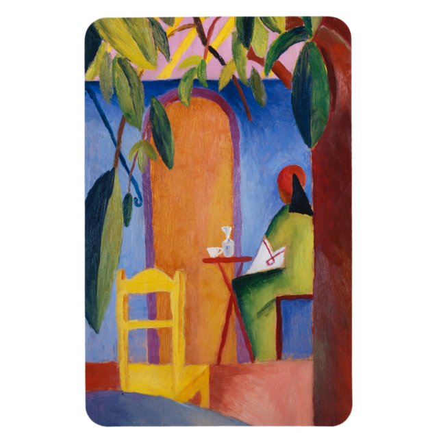 "Türkisches Café" Kunstmagnet Magnet (Vertikal)