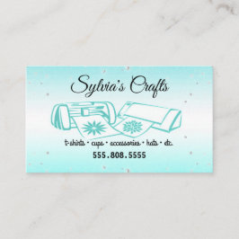 Türkisches Crafting Vinyl Business Card Visitenkarte
