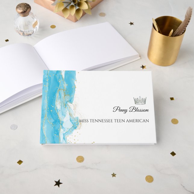 Türkisches Dream Pageant Schwestern Autogramm Gästebuch (Vorderseite Offen)