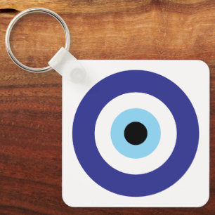 Türkisches Evil Eye Blue Mati Symbol Glücksbringer Schlüsselanhänger